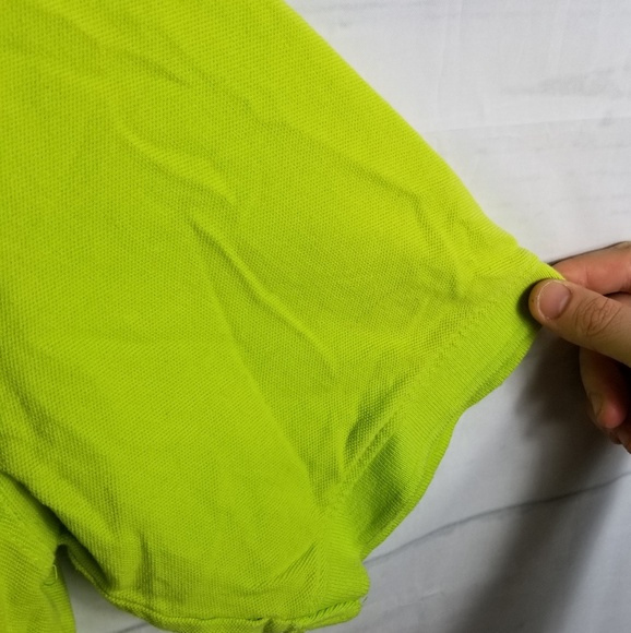 Neon Green Polo - Picture 4 of 5